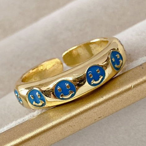 Anillo de Chapa de Oro Ajustable ACO1177-5