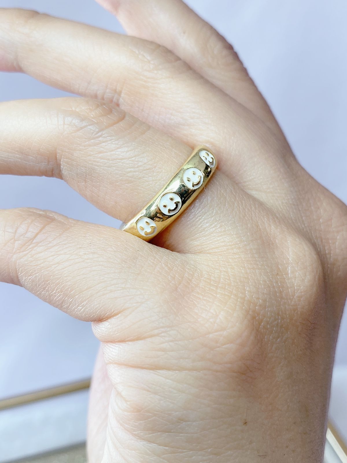 Anillo de Chapa de Oro Ajustable ACO1177-4