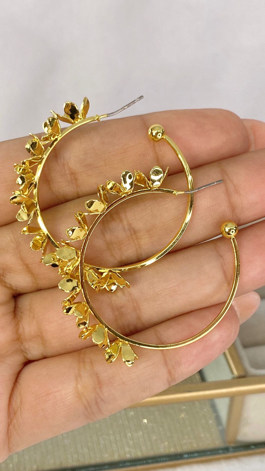 Arracada de Chapa de Oro AAI1787-1