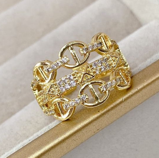 Anillo Chapa de Oro ACO1113-1