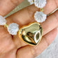 Collar de Chapa de Oro y Perlas CC2163-1