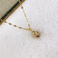 Collar de Acero Inoxidable y Zirconias CAI2556-1