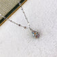 Collar de Acero Inoxidable y Zirconias CAI2556-2