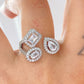 Anillo de Chapa de Oro Ajustable ACO1381-1