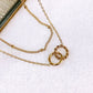 Collar Doble de Acero Inoxidable CAI3072-1