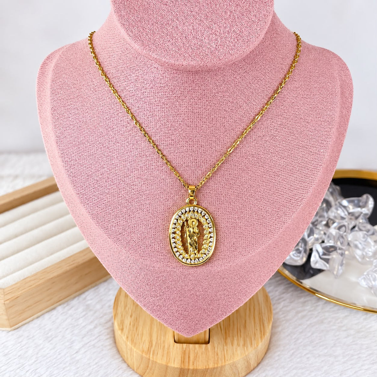 Collar y Dije de Oro Laminado CC2451-1