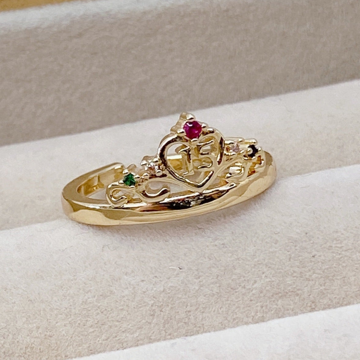 Anillo Chapa de Oro Ajustable ACO301-4