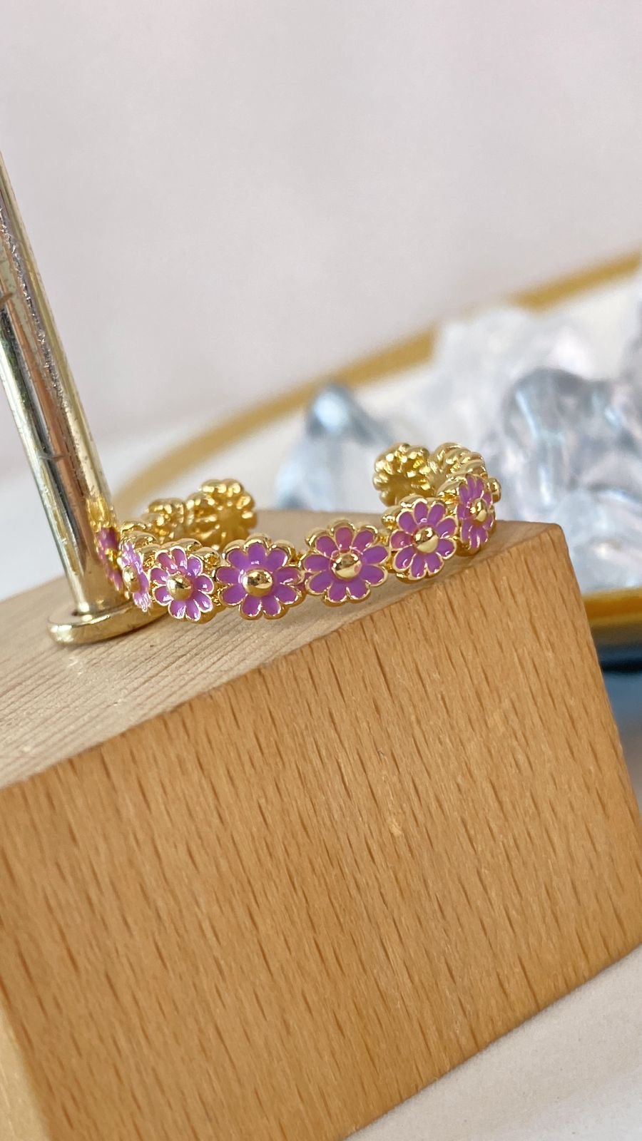 Anillo de Chapa de Oro Ajustable ACO1383-1