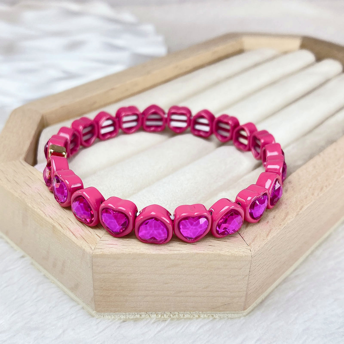 Pulsera Esmaltada con Acrilico PB848-5