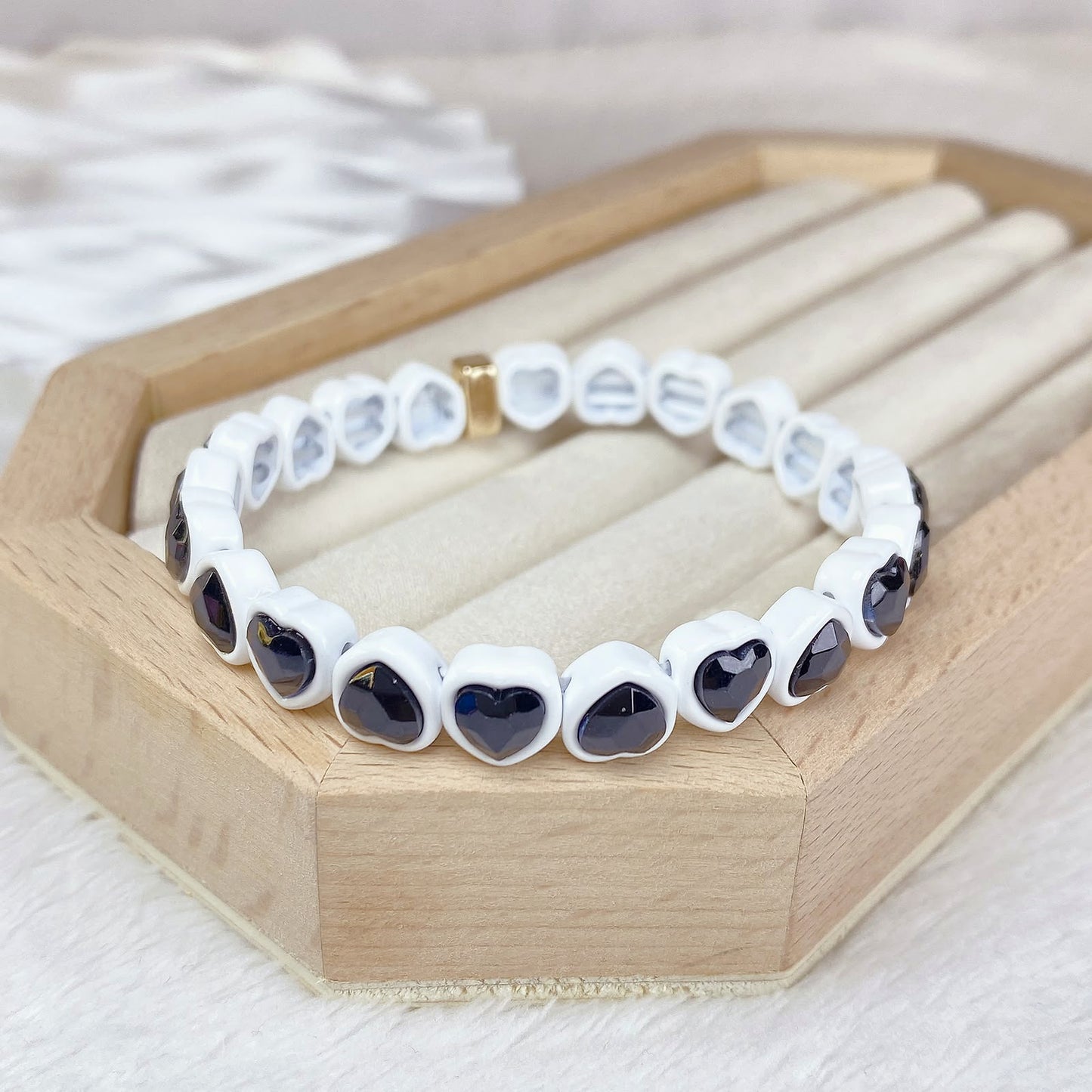Pulsera Esmaltada con Acrilico PB848-7