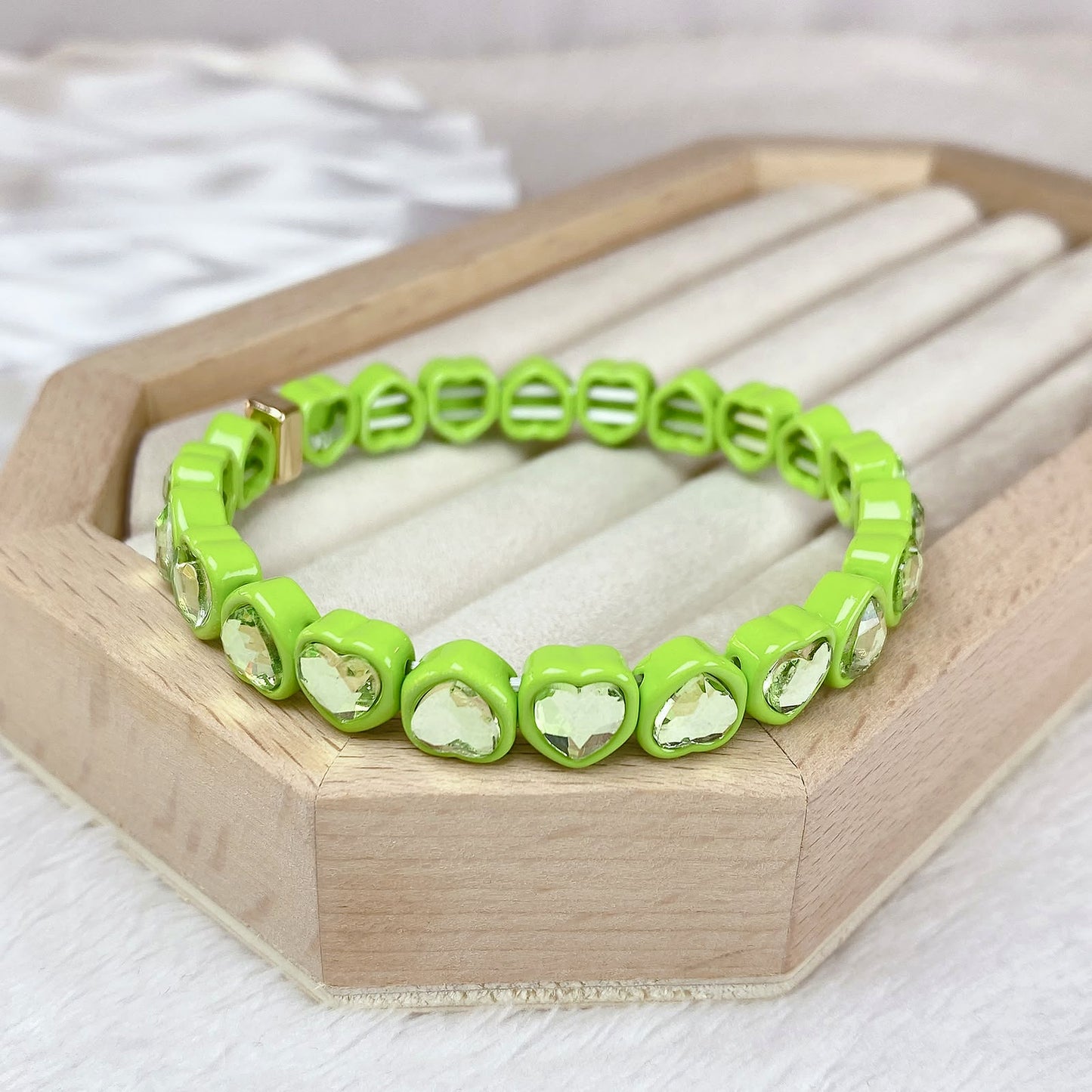 Pulsera Esmaltada con Acrilico PB848-11