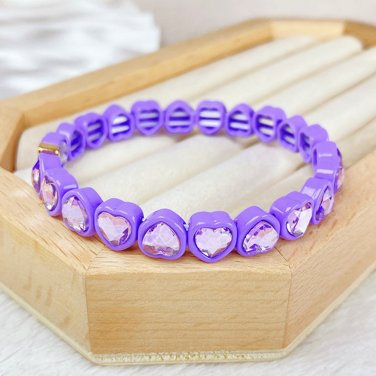 Pulsera Esmaltada con Acrilico PB848-4