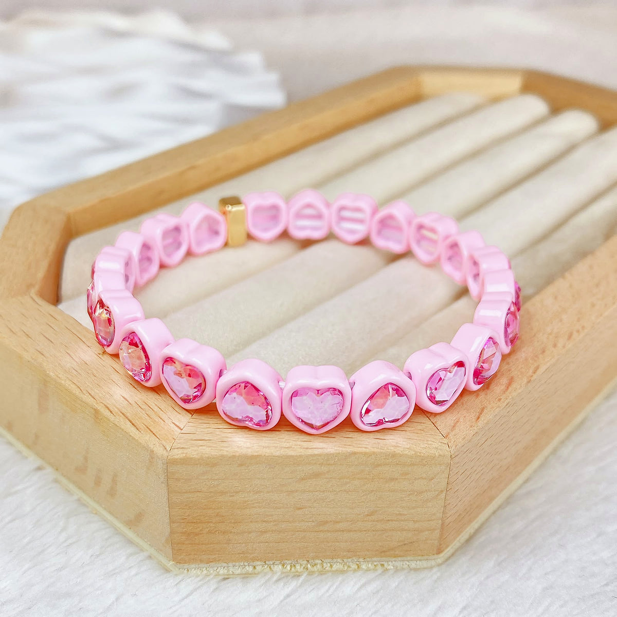 Pulsera Esmaltada con Acrilico PB848-8